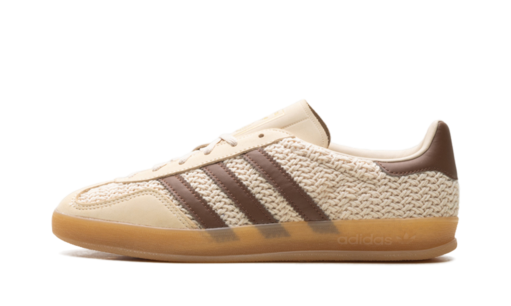 Gazelle Indoor "Cream/Brown Knit" JS1418