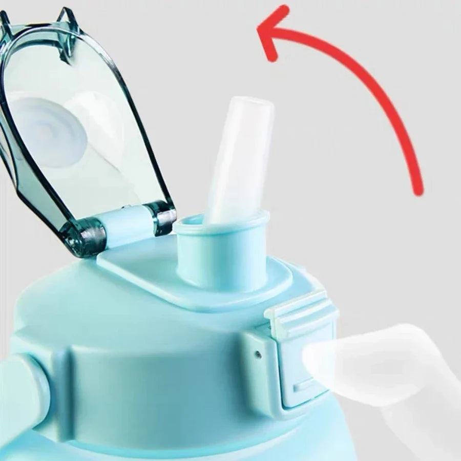 1 pc Cup, Sports Kettle, Straw Cup, Matte Pot Cup