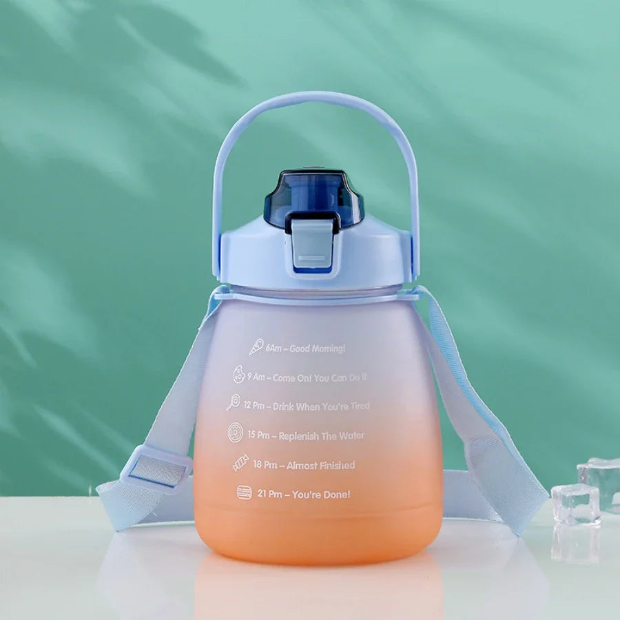 1 pc Cup, Sports Kettle, Straw Cup, Matte Pot Cup