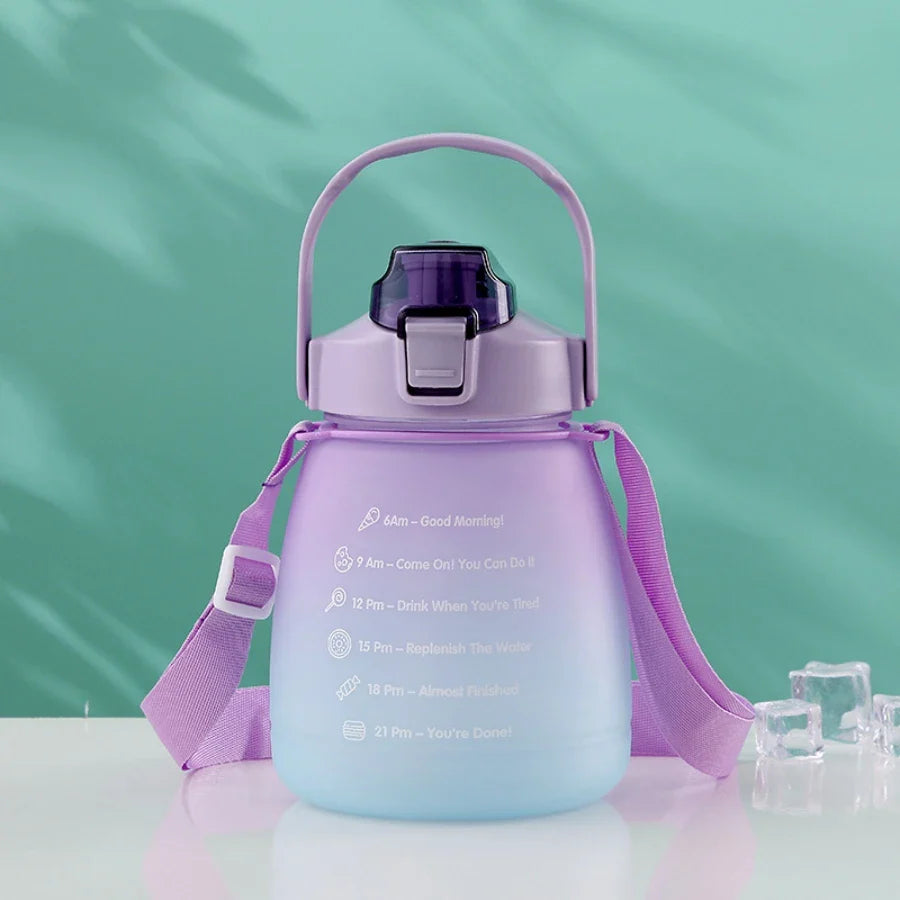 1 pc Cup, Sports Kettle, Straw Cup, Matte Pot Cup