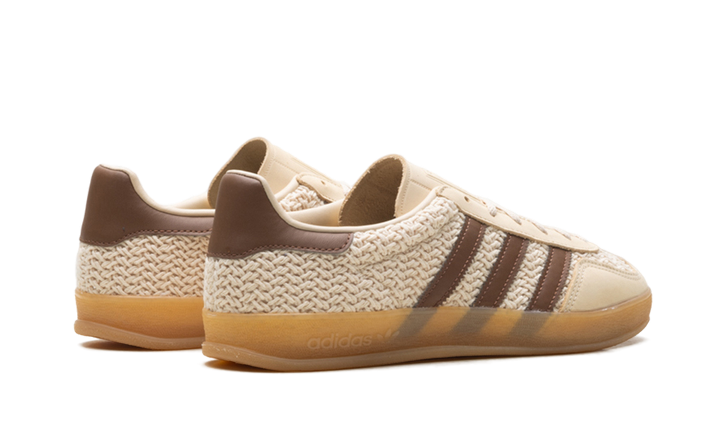 Gazelle Indoor "Cream/Brown Knit" JS1418