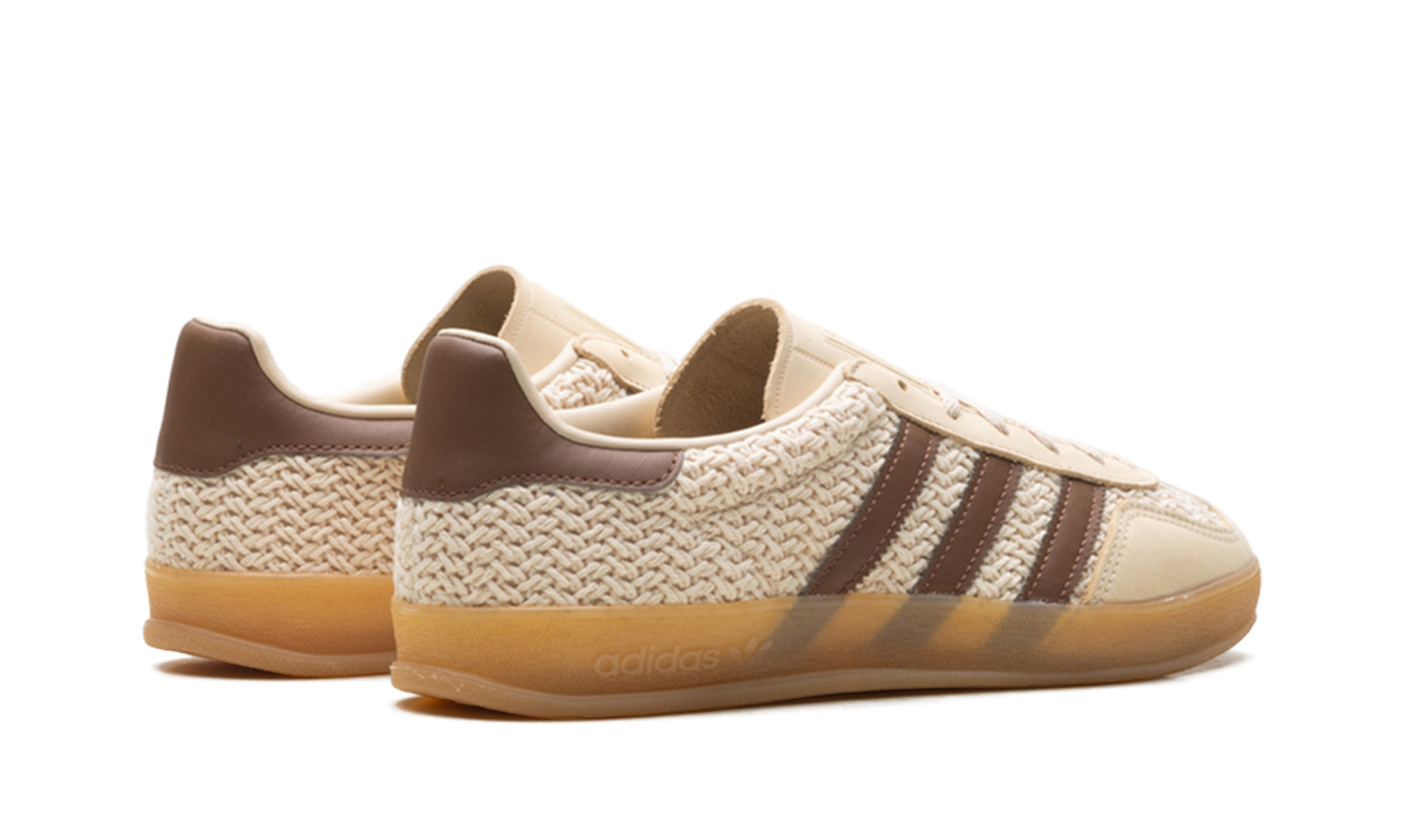 Gazelle Indoor "Cream/Brown Knit" JS1418