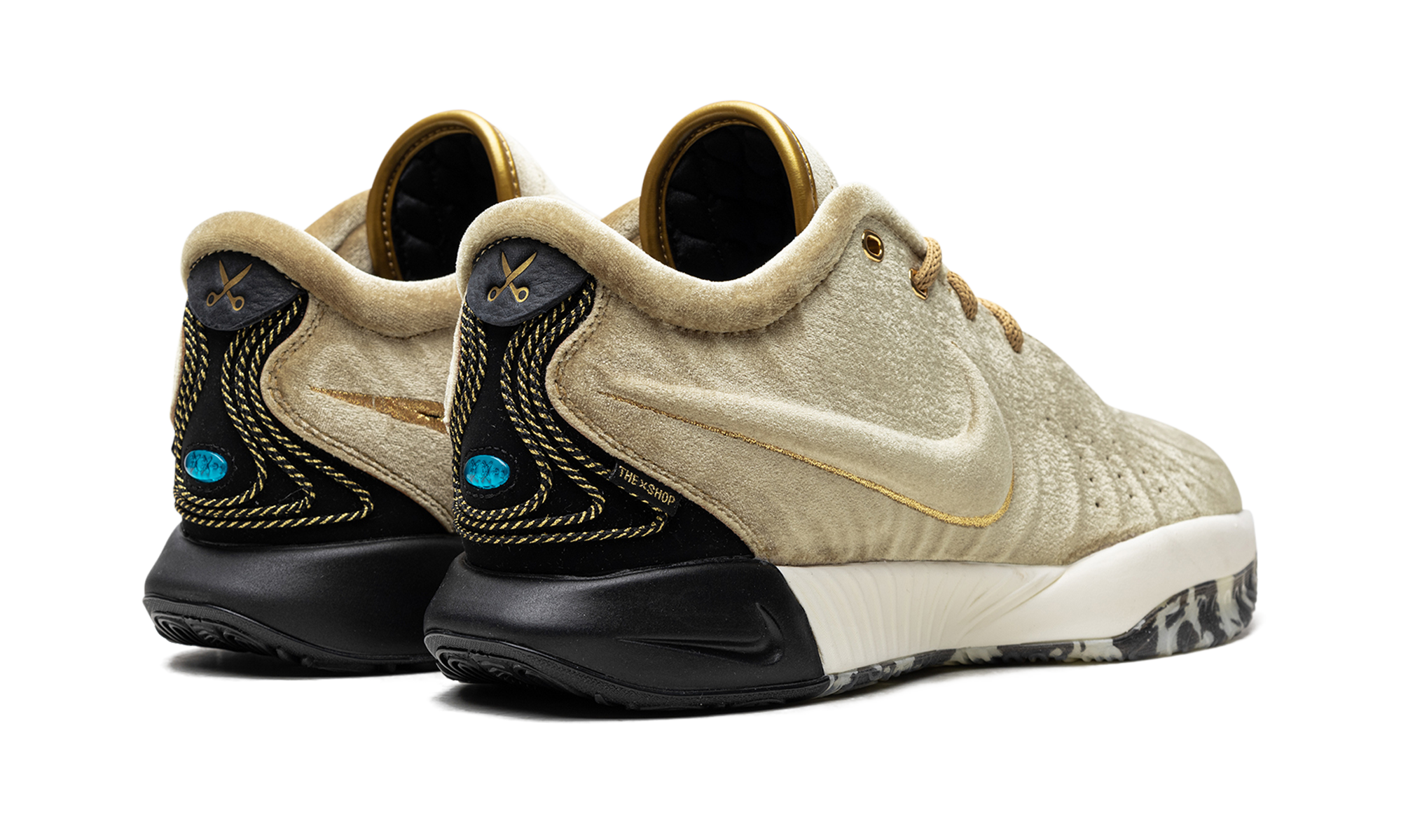 LeBron 21 "The Shop - Metallic Gold" FZ7883 700