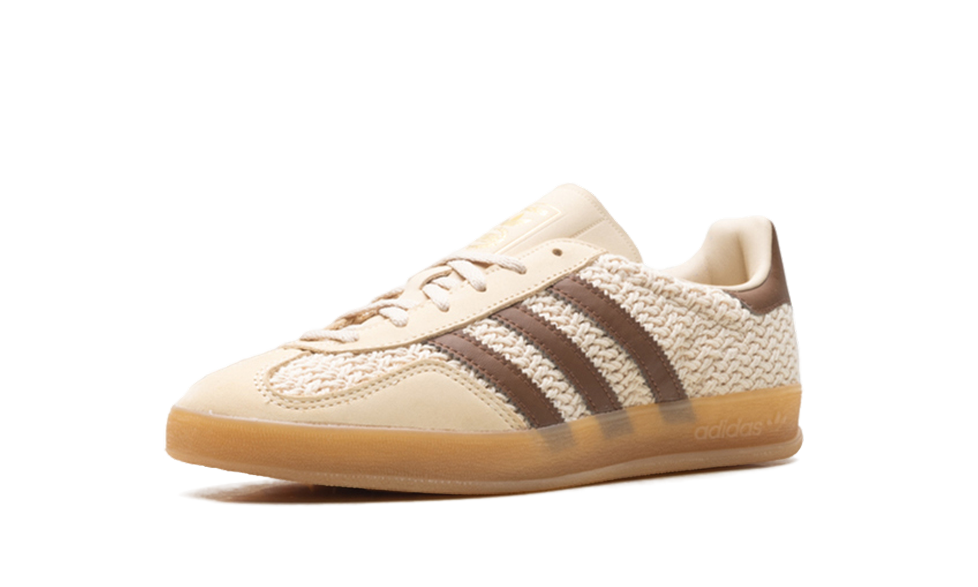 Gazelle Indoor "Cream/Brown Knit" JS1418