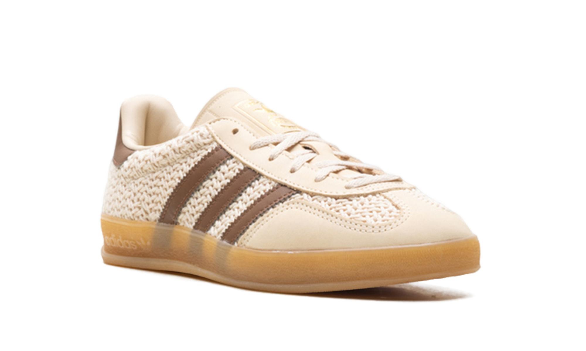 Gazelle Indoor "Cream/Brown Knit" JS1418