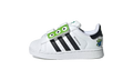 Superstar II CF I TD "Cloud White/Core Black/Semi Solar Green" ji0090